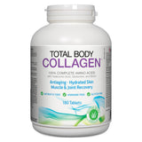 Bottle of Natural Factors Total Body Collagen 180 Tablets