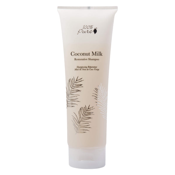 Tube of 100% Pure Coconut Milk Restorative Shampoo 8oz
