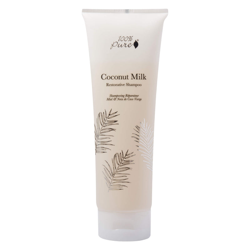 Tube of 100% Pure Coconut Milk Restorative Shampoo 8oz
