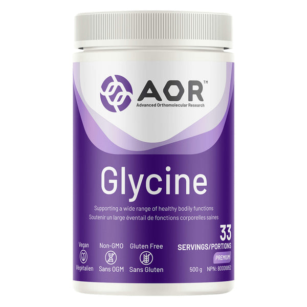Bottle of AOR Glycine Powder 500g
