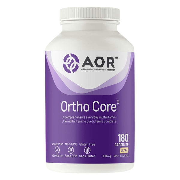 Bottle of AOR Ortho Core® 180 Capsules
