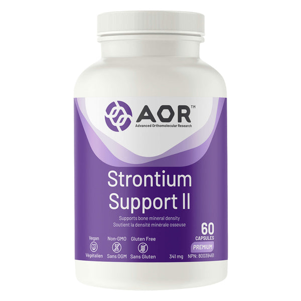 Bottle of AOR Strontium Support II 120 Capsules
