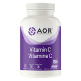 Bottle of AOR Vitamin C 1000 mg 100 Vegi-Caps
