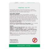 Box of A. Vogel Allergy Relief Tablets Back
