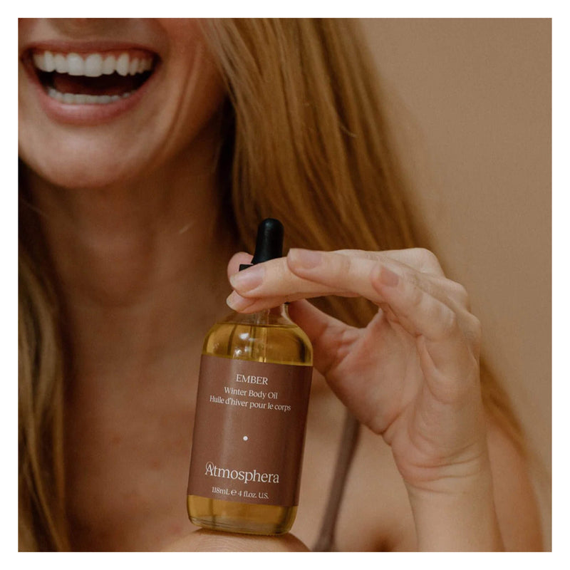 Atmosphera Ember - Cold Climate Body Oil infused with Cinnamon + Orange Peel Lifestyle 
