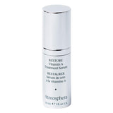 Bottle of Atmosphera Restore Advanced Treatment Serum with 0.1% Retinal + 5% Niacinamide 30ml