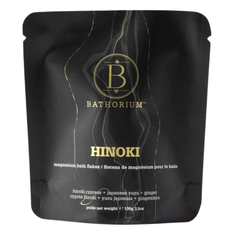 Bag of Bathorium Hinoki Mineral Bath Soak 100g
