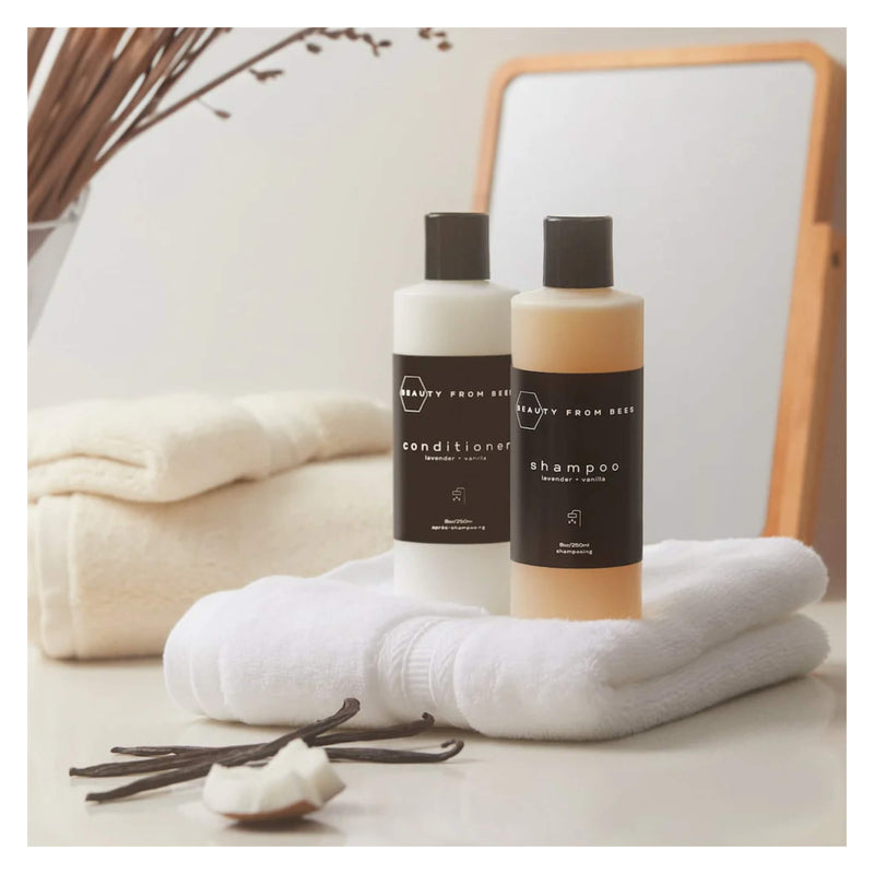 Beauty From Bees Shampoo & Conditioner Lifestyle
