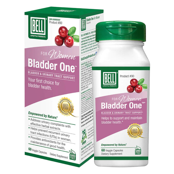 Box & Bottle of Bell Bladder One for Women™ 60 Veggie Capsules
