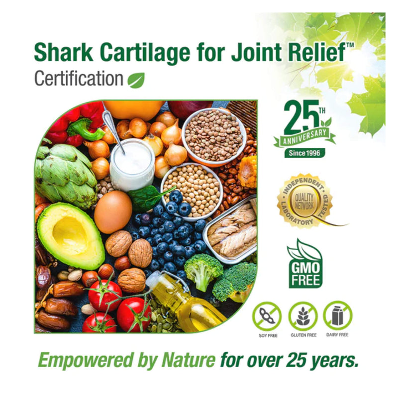 Bell Shark Cartilage for Joint Relief™ Certifications
