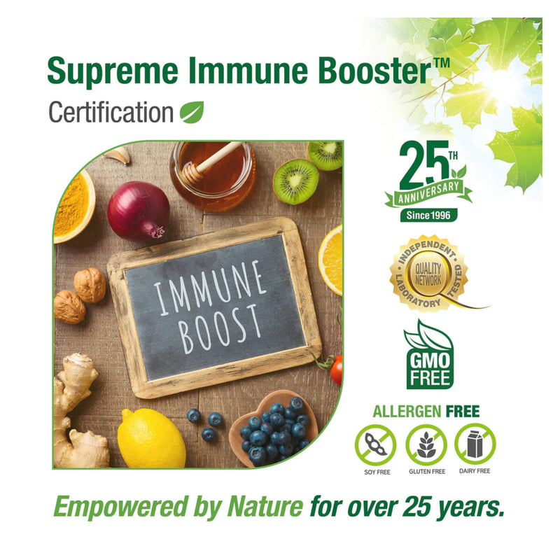 Bell Supreme Immune Booster™ Certifications
