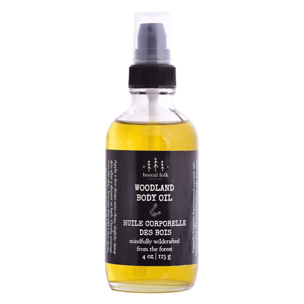 Spray Bottle of Boreal Folk Woodland Body Oil 113g/4oz
