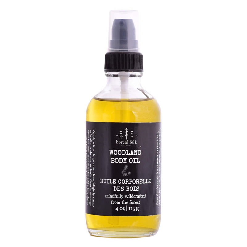 Spray Bottle of Boreal Folk Woodland Body Oil 113g/4oz
