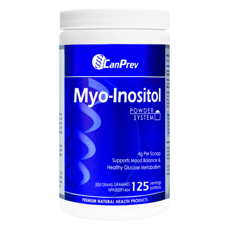 Bottle of CanPrev Myo-Inositol 500g
