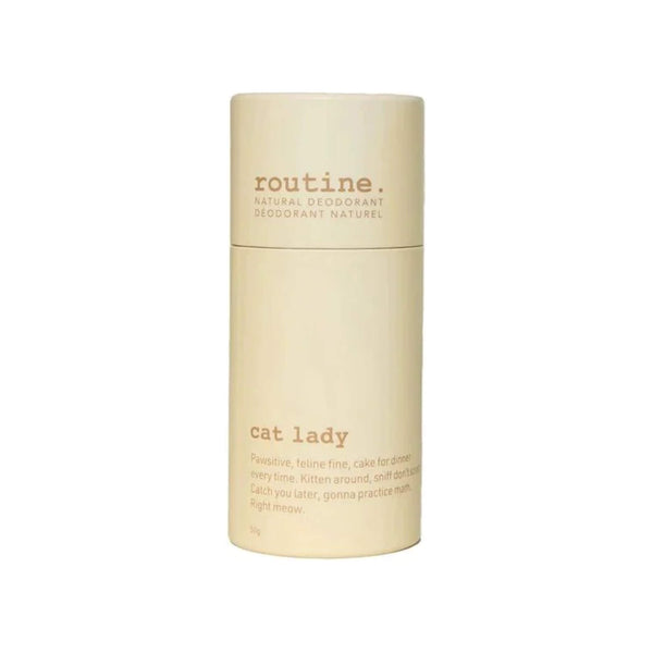 Routine. NaturalDeoderant CatLady 50gStick