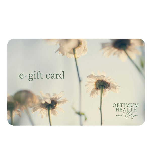 E-Gift Card for Optimum Health & Kolya