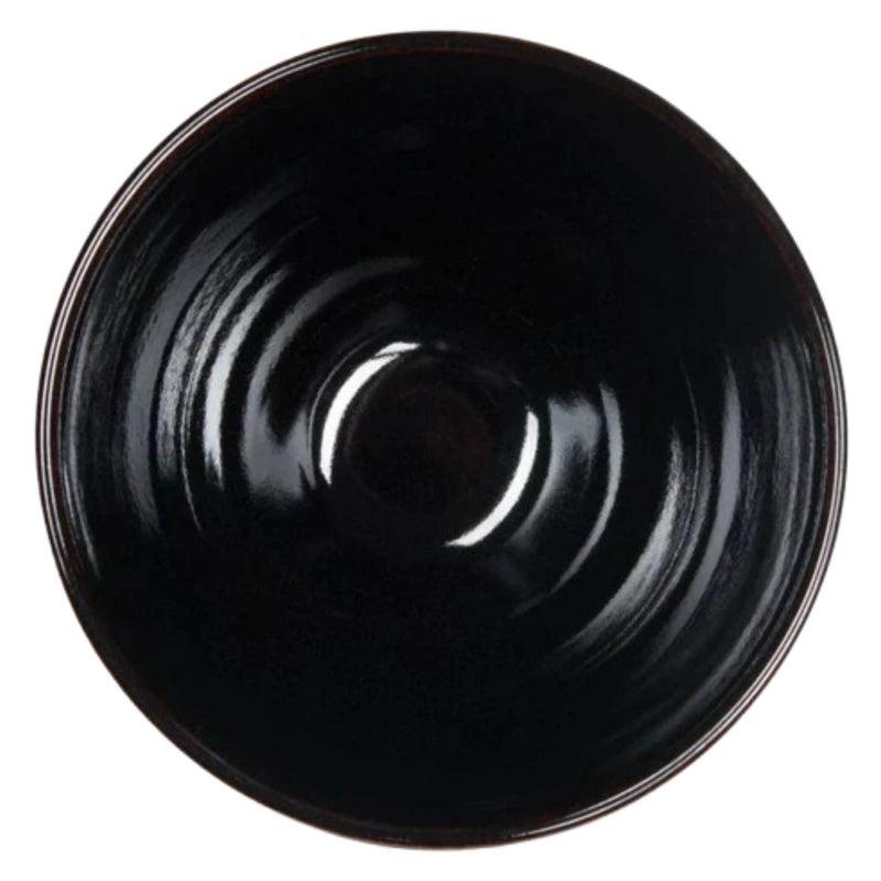 DōMatcha® Ceremonial Matcha Bowl - Deep Ocean - Top View 
