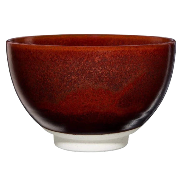 DōMatcha® Ceremonial Matcha Bowl - Red Soul - Side View 
