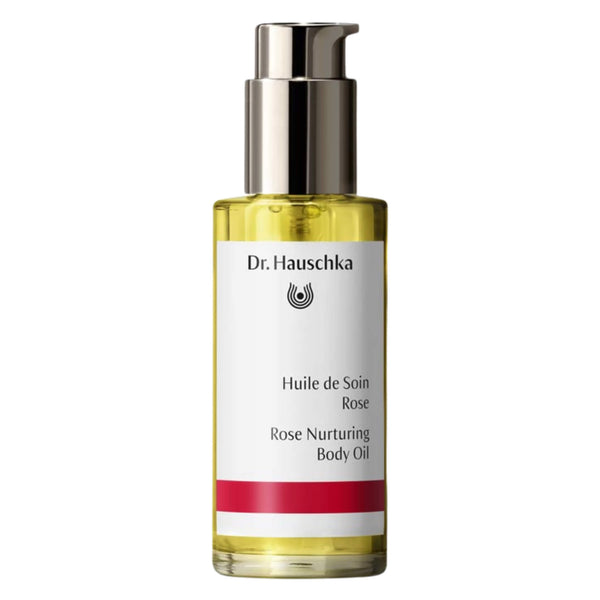 Bottle of Dr. Hauschka Rose Nurturing Body Oil 75ml 
