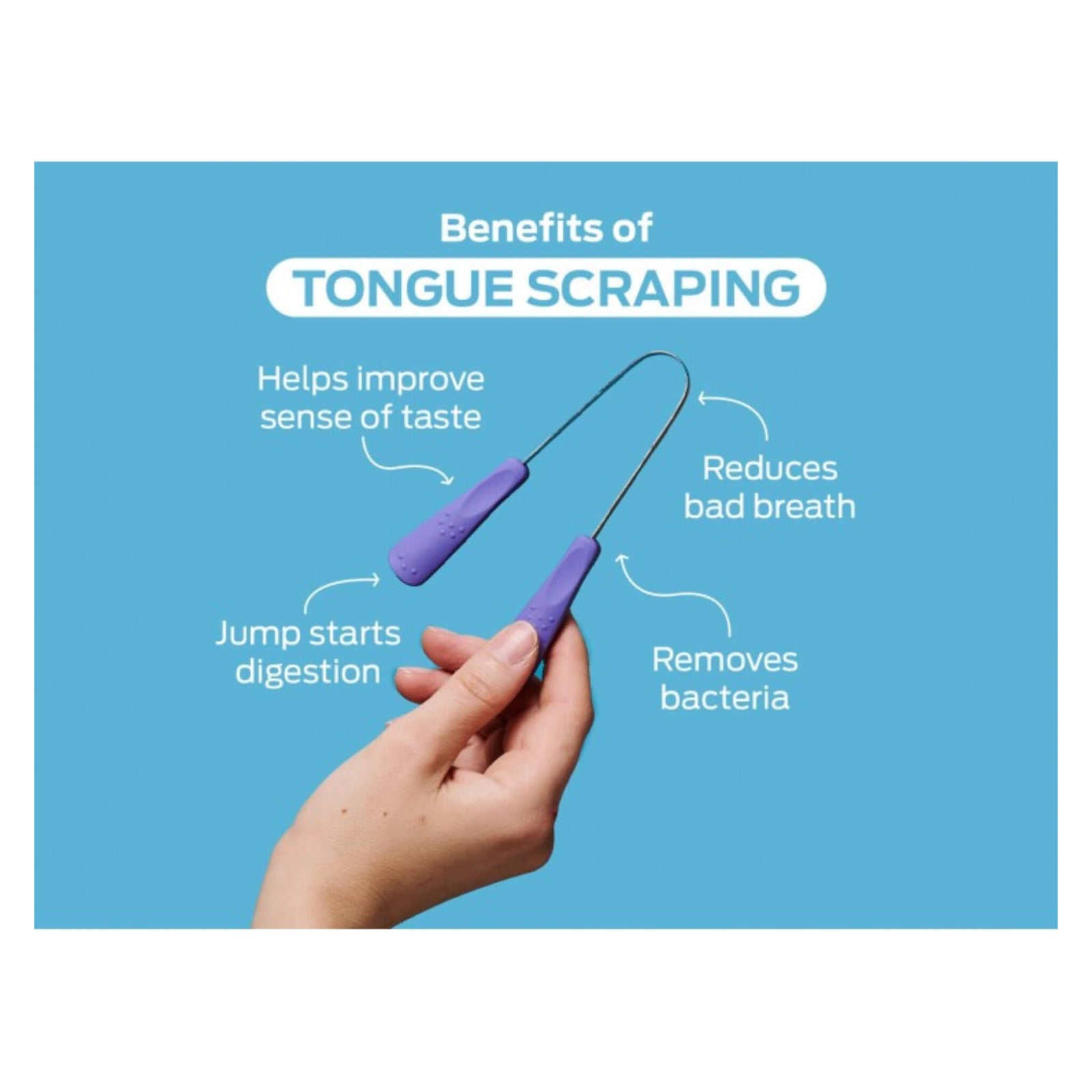 Optimum Health | Dr. Tung's - Stainless Steel Tongue Cleaner