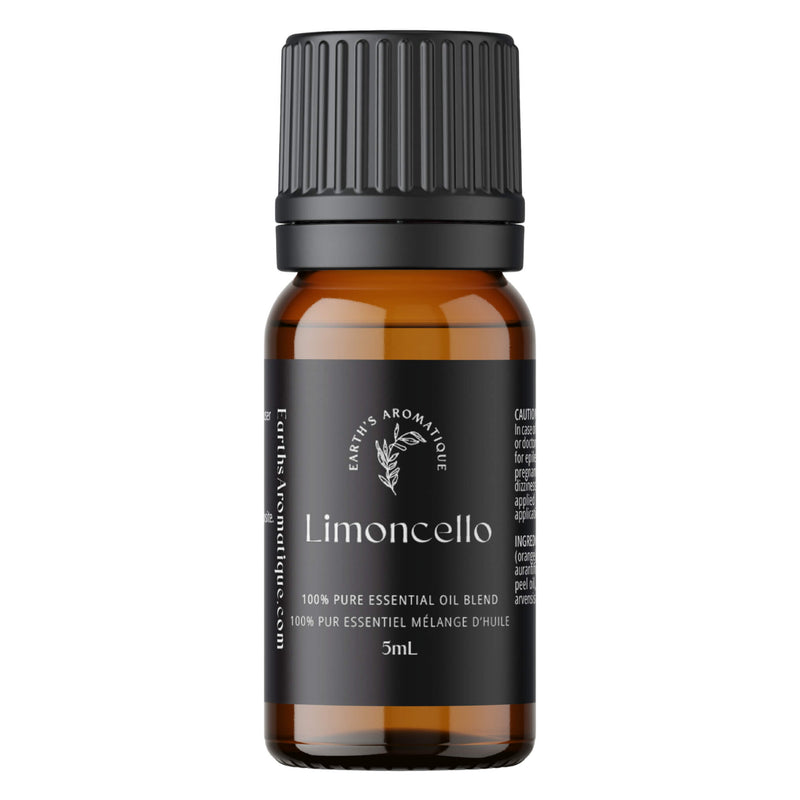 Bottle of Earth's Aromatique Limoncello Essential Oil Blend 5mL
