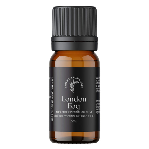 Bottle of Earth's Aromatique London Fog Essential Oil Blend 5mL
