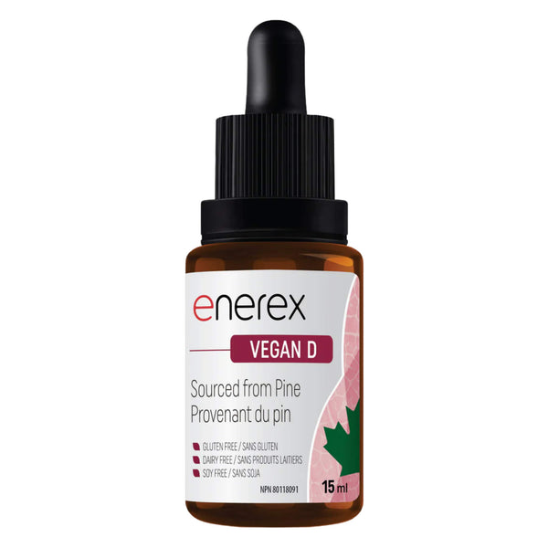 Dropper Bottle of Enerex Vegan D 15ml 

