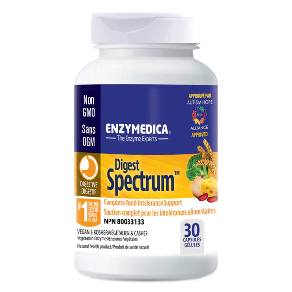 Bottle of Enzymedica Digest Spectrum 30 Capsules
