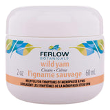 Tub of Ferlow Botanicals Wild Yam Cream 10% Wild Yam Extract 60ml