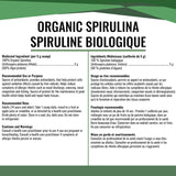 Gandalf Organic Spirulina Powder Information
