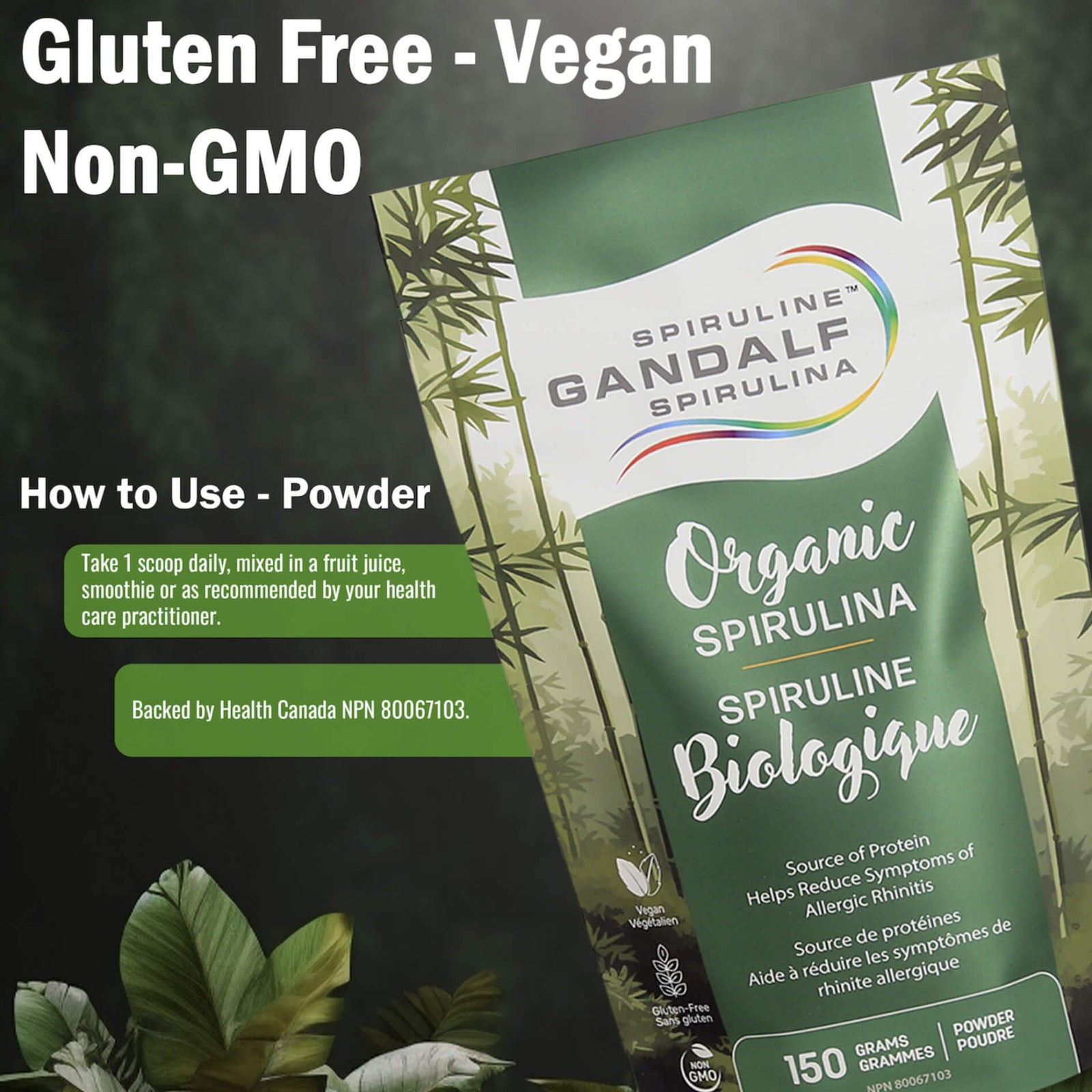 Optimum Health | Gandalf - Spirulina, Organic 150g