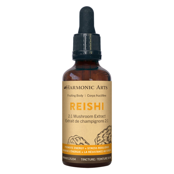 Dropper Bottle of Harmonic Arts Reishi Mushroom Tincture 50ml
