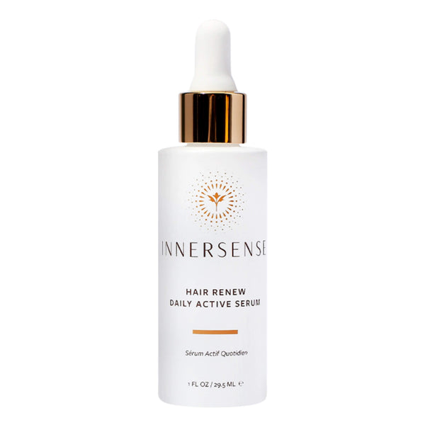 Dropper Bottle of Innersense Hair Renew Daily Active Serum 1oz
