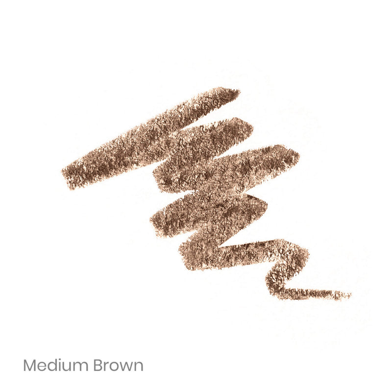 Swatch of JaneIredale PureBrow ShapingPencil MediumBrown
