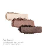 Swatch of Jane Iredale PurePressed Eyeshadow Trio Pink Quartz
