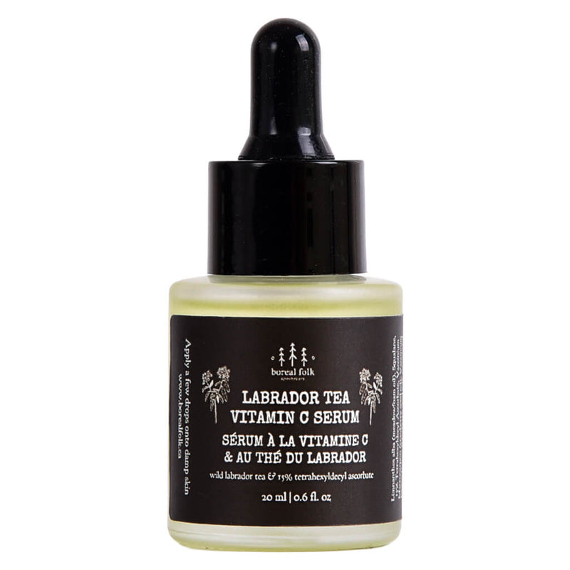Dropper Bottle of Boreal Folk Labrador Tea Vitamin C Serum 20ml
