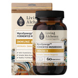 Box & Bottle of Living Alchemy MycoSynergy Fermented Mushrooms - Immune 8 60 Vegan Capsules
