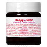 Jar of Living Libations Happy Gums Cleansing Clay Toothpaste 30mL
