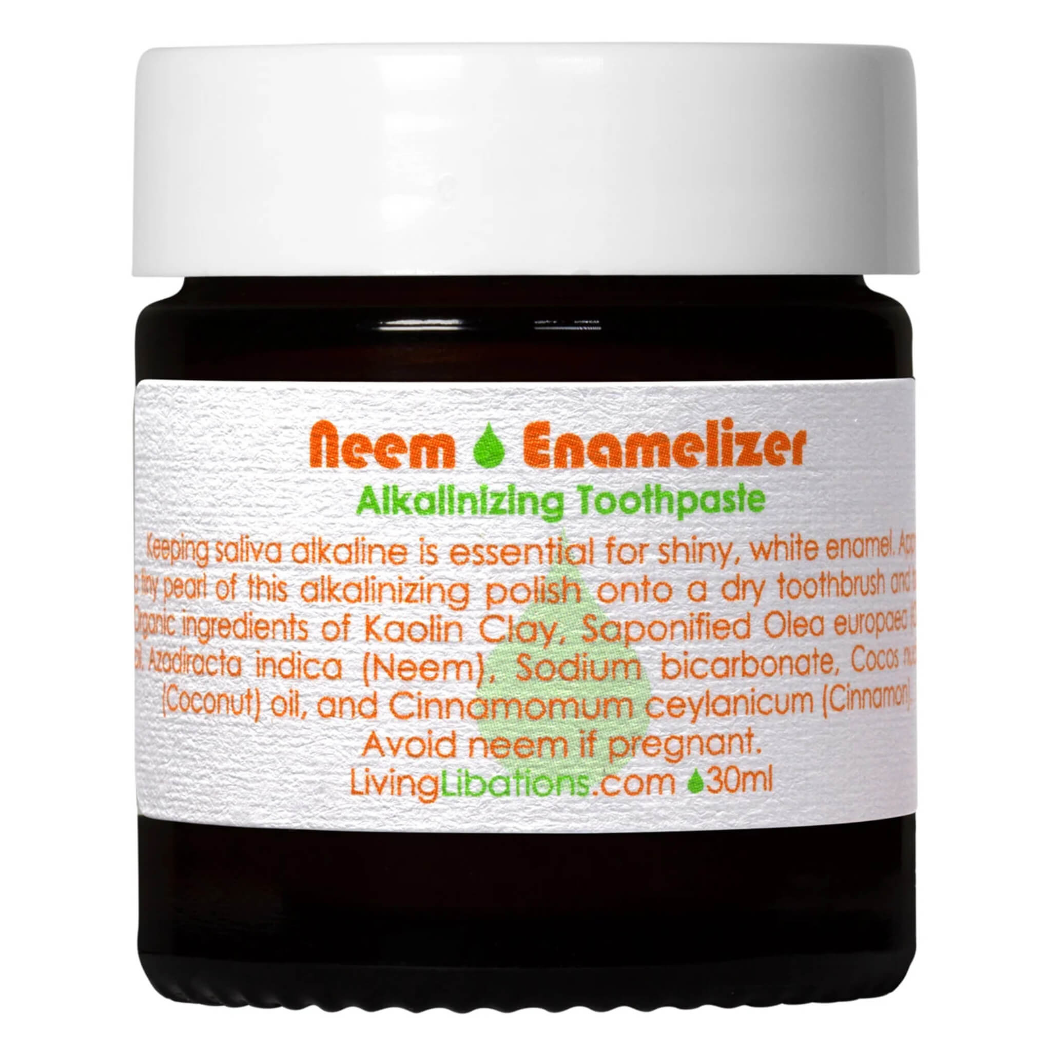 Optimum Health | Living Libations Neem Enamelizer Alkalizing Toothpaste