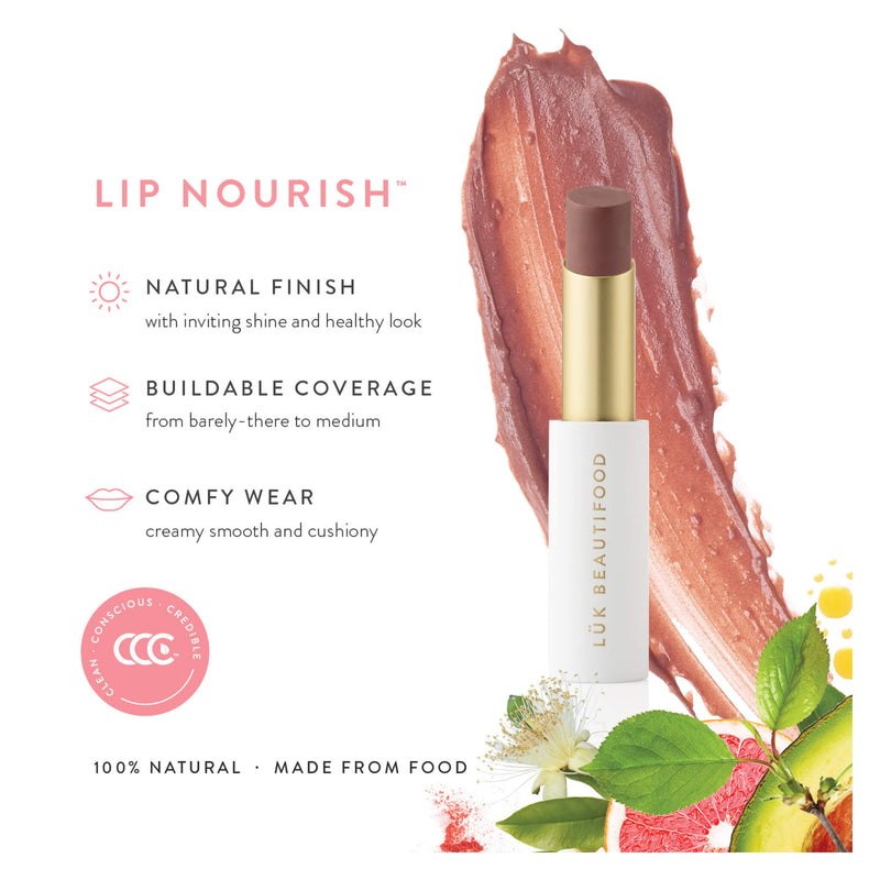 Luk Beautifood Lip Nourish Natural Lipstick - Benefits
