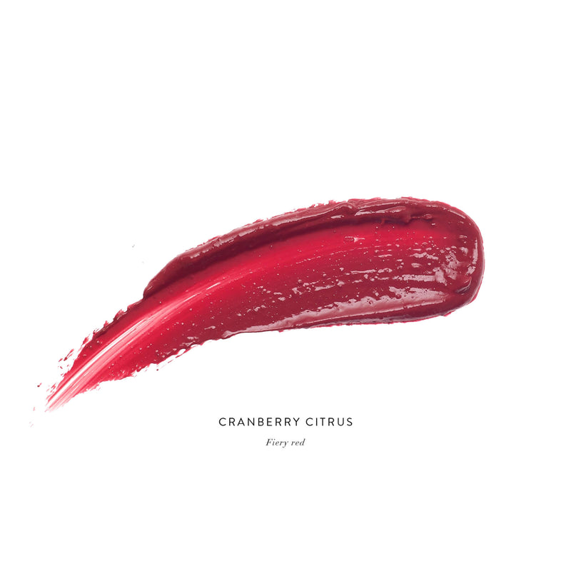 Luk Beautifood Lip Nourish Natural Lipstick - Swatch - Cranberry Citrus
