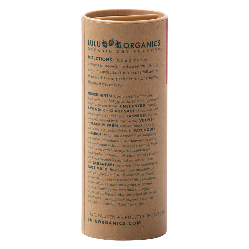 Lulu Organics - Organic Hair Powder Back 4oz
