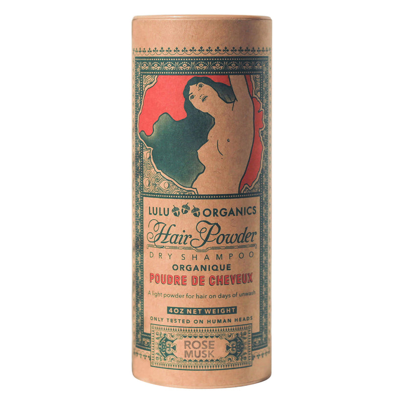 Lulu Organics Rose Musk Organic Hair Powder 4oz
