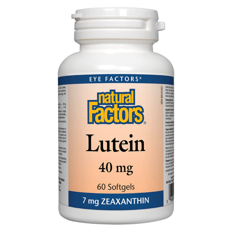 Bottle of Lutein 40 mg 60 Softgels