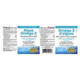 Natural Factors Algae Omega-3 EPA-DHA 300mg Label
