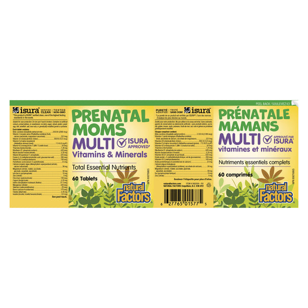 Natural Factors Big Friends Healthy Mom Prenatal Multi Label
