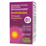 Box of Natural Factors BioCoenzymated B-1 Benfotiamine 150 mg Plus Sulbutiamine 60 Vegetarian Capsules
