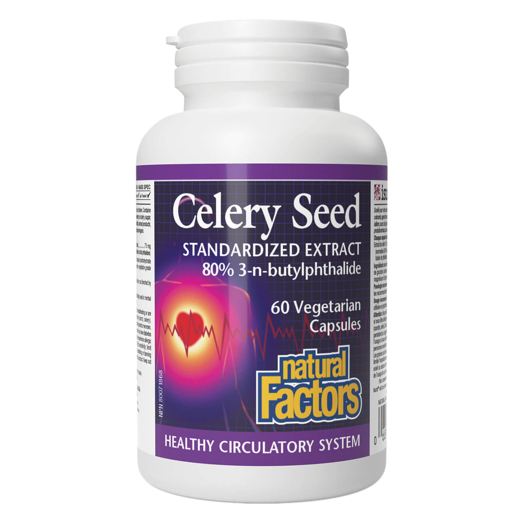 Optimum Health | Natural Factors - Celery Seed Extract