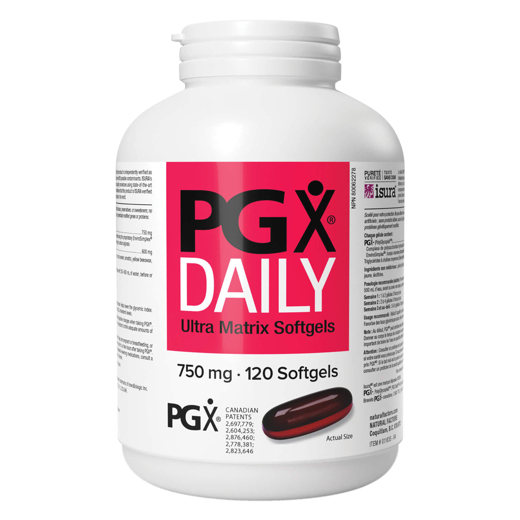 Optimum Health | Natural Factors - PGX® Daily Ultra Matrix 750 mg