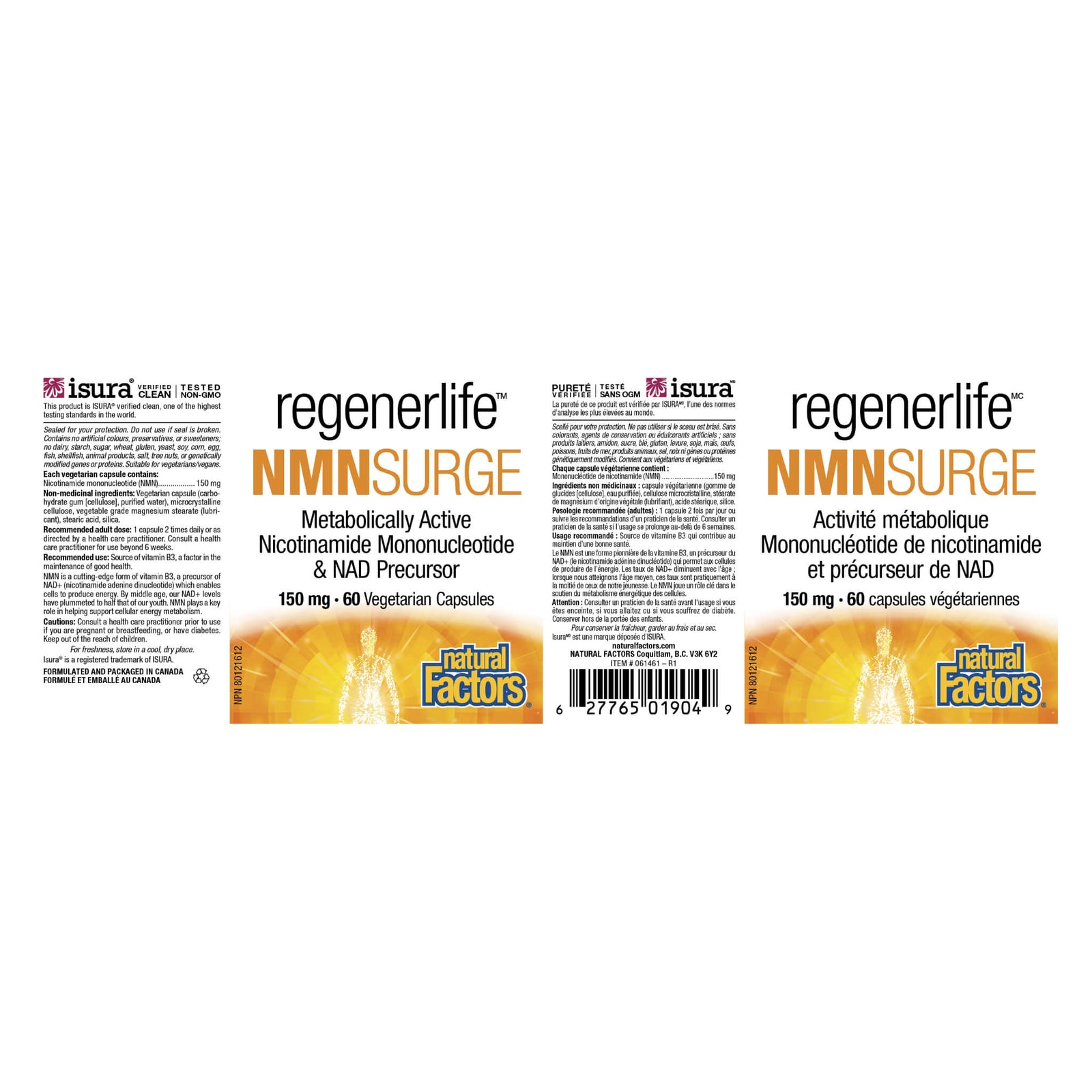 Optimum Health | Natural Factors - RegenerLife NMNSurge 150mg